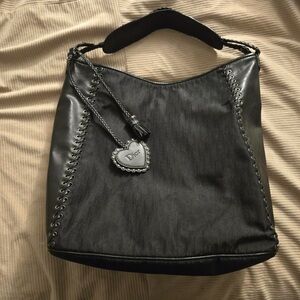 Dior Black Tote with Heart Charm